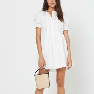 Auguste The Label - Mara Mini Babydoll Dress - White - XL